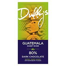 Duffy's Guatemala Sweet River 80% Dark Chocolate 60g